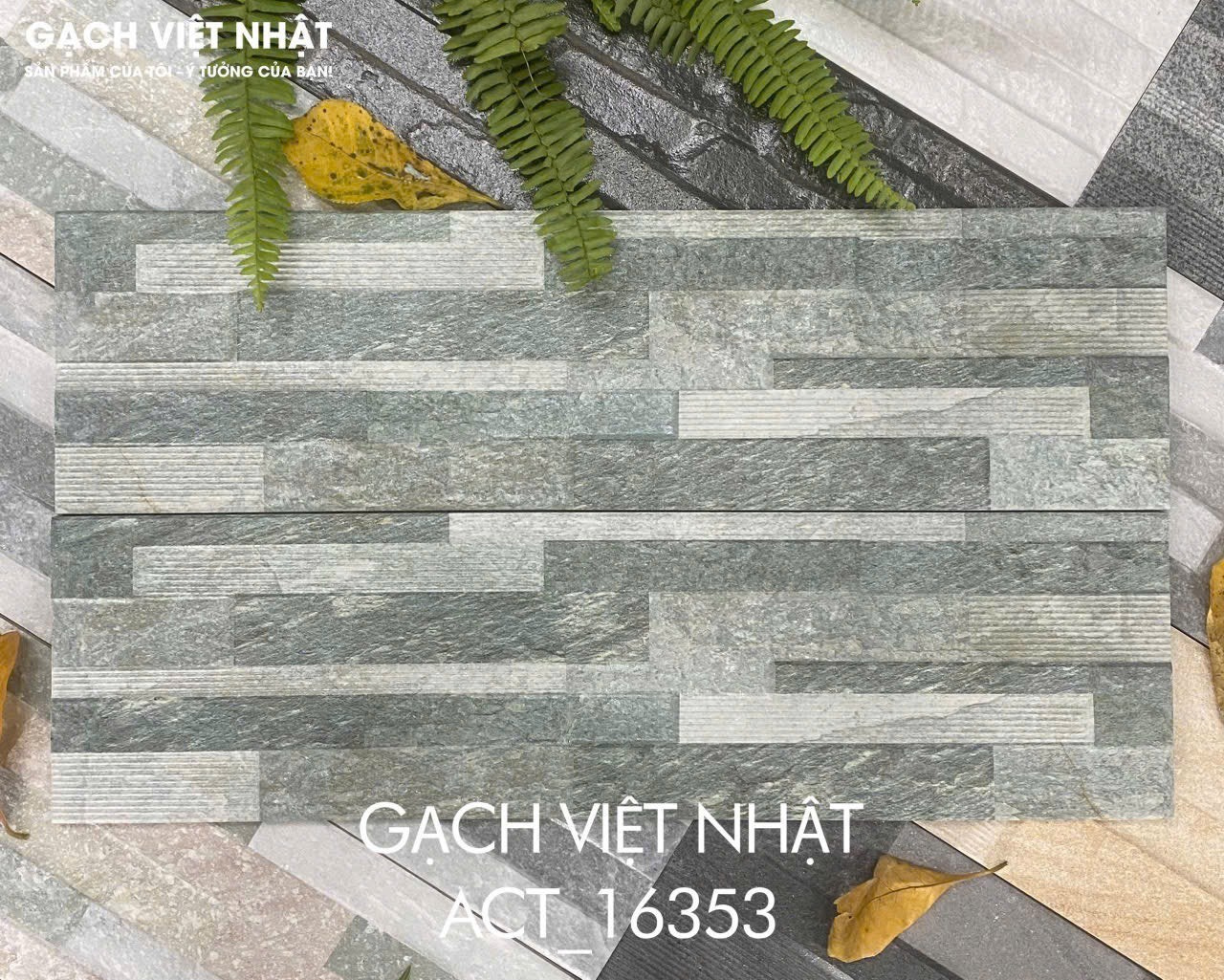 Gạch Thẻ giả đá Việt Nhật 16x60 ACT-16353